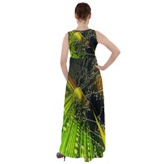 Empire Waist Velour Maxi Dress 