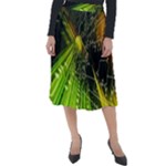 Machine Technology Circuit Electronic Computer Technics Detail Psychedelic Abstract Pattern Classic Velour Midi Skirt 