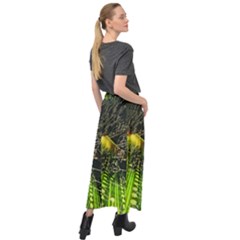Velour Split Maxi Skirt 