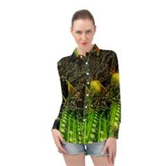 Long Sleeve Chiffon Shirt 