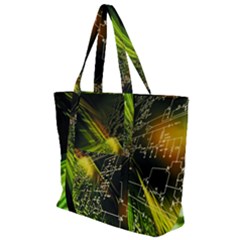 Zip Up Canvas Bag 