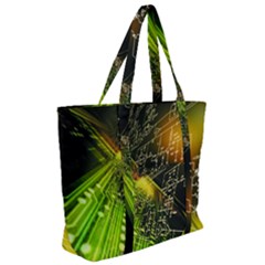 Zip Up Canvas Bag 