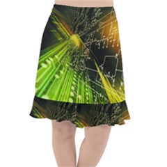 Fishtail Chiffon Skirt 