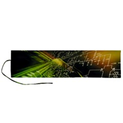 Machine Technology Circuit Electronic Computer Technics Detail Psychedelic Abstract Pattern Roll Up Canvas Pencil Holder (L) from ArtsNow.com