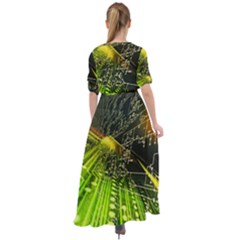 Waist Tie Boho Maxi Dress 
