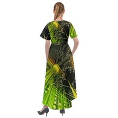 Front Wrap High Low Dress 
