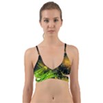 Machine Technology Circuit Electronic Computer Technics Detail Psychedelic Abstract Pattern Wrap Around Bikini Top