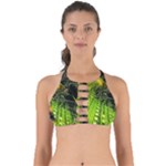 Machine Technology Circuit Electronic Computer Technics Detail Psychedelic Abstract Pattern Perfectly Cut Out Bikini Top