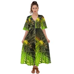 Kimono Sleeve Boho Dress 