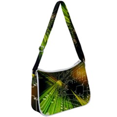 Zip Up Shoulder Bag 