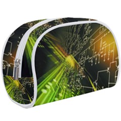 Machine Technology Circuit Electronic Computer Technics Detail Psychedelic Abstract Pattern Make Up Case (Large) from ArtsNow.com