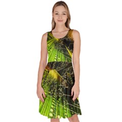 Knee Length Skater Dress With Pockets 