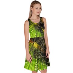 Knee Length Skater Dress With Pockets 