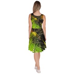 Knee Length Skater Dress With Pockets 