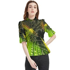 Frill Neck Blouse 