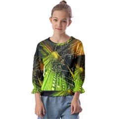 Kids  Cuff Sleeve Top 