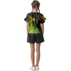 Kids  Cut Out Flutter Sleeves 