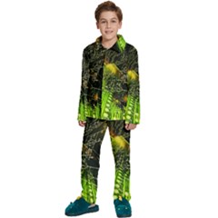 Kids  Long Sleeve Velvet Pajamas Set 