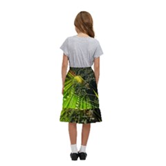 Kids  Ruffle Flared Wrap Midi Skirt 