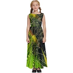 Kids  Satin Sleeveless Maxi Dress 