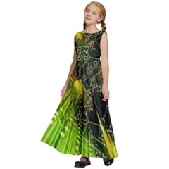 Kids  Satin Sleeveless Maxi Dress 