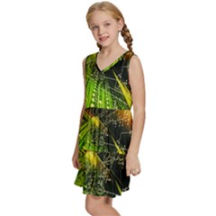 Kids  Sleeveless Tiered Mini Dress 