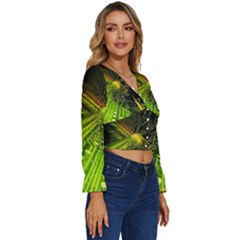 Long Sleeve V-Neck Top 