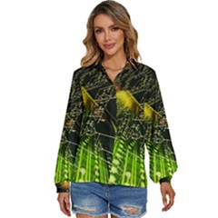 Women s Long Sleeve Button Up Shirt 