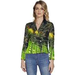 Women s Long Sleeve Revers Collar Cropped Jacket 