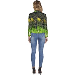 Women s Long Sleeve Revers Collar Cropped Jacket 