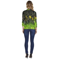 Women s One-Button 3/4 Sleeve Short Jacket 