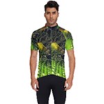 Machine Technology Circuit Electronic Computer Technics Detail Psychedelic Abstract Pattern Men s Short Sleeve Cycling Jersey