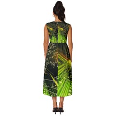 Sleeveless Round Neck Midi Dress 
