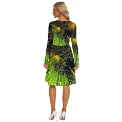 Long Sleeve Dress With Pocket 