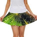 Machine Technology Circuit Electronic Computer Technics Detail Psychedelic Abstract Pattern Women s Skort