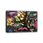 Psychedelic Funky Trippy Mini Canvas 6  x 4  (Stretched)
