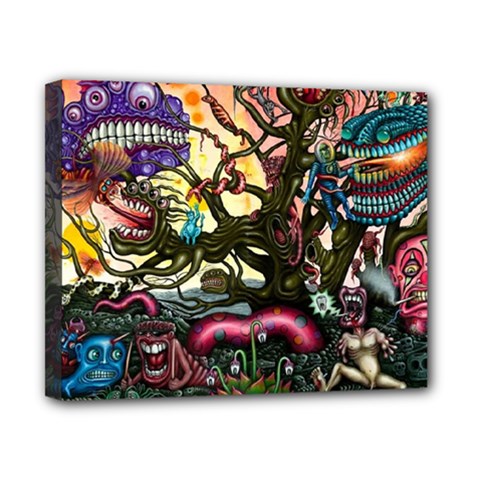 Psychedelic Funky Trippy Canvas 10  x 8  (Stretched) from ArtsNow.com