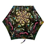 Psychedelic Funky Trippy Mini Folding Umbrellas
