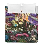 Psychedelic Funky Trippy Duvet Cover Double Side (Full/ Double Size)