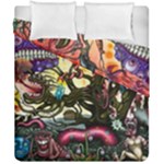 Psychedelic Funky Trippy Duvet Cover Double Side (California King Size)