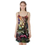 Psychedelic Funky Trippy Satin Night Slip