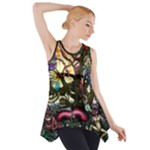 Psychedelic Funky Trippy Side Drop Tank Tunic