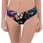 Psychedelic Funky Trippy Reversible Classic Bikini Bottoms