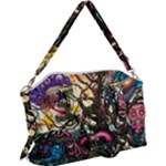 Psychedelic Funky Trippy Canvas Crossbody Bag