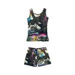 Psychedelic Funky Trippy Kids  Boyleg Swimsuit