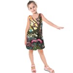 Psychedelic Funky Trippy Kids  Sleeveless Dress