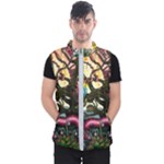 Psychedelic Funky Trippy Men s Puffer Vest