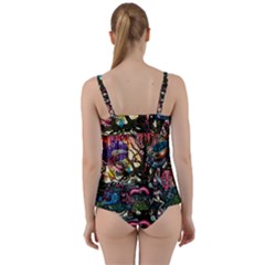 Twist Front Tankini Set 