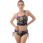 Psychedelic Funky Trippy Mini Tank Bikini Set