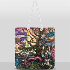 Full Print Rope Handle Tote (Large) 